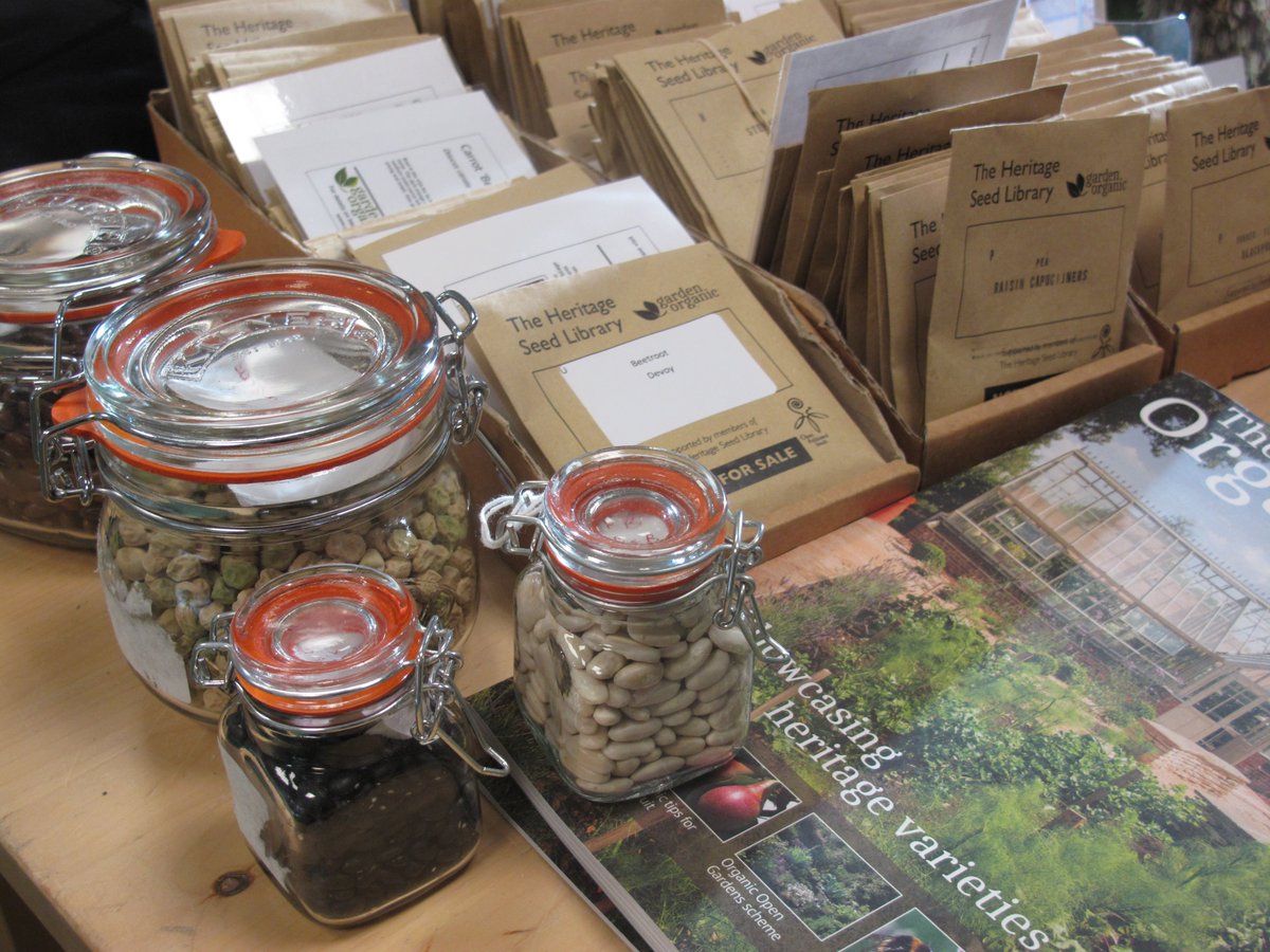 Getting our heritage seeds ready for swapping <a href="/SeedySundayBton/">SeedySunday Brighton</a>. See you there! <a href="/gardenorganicuk/">Garden Organic</a>