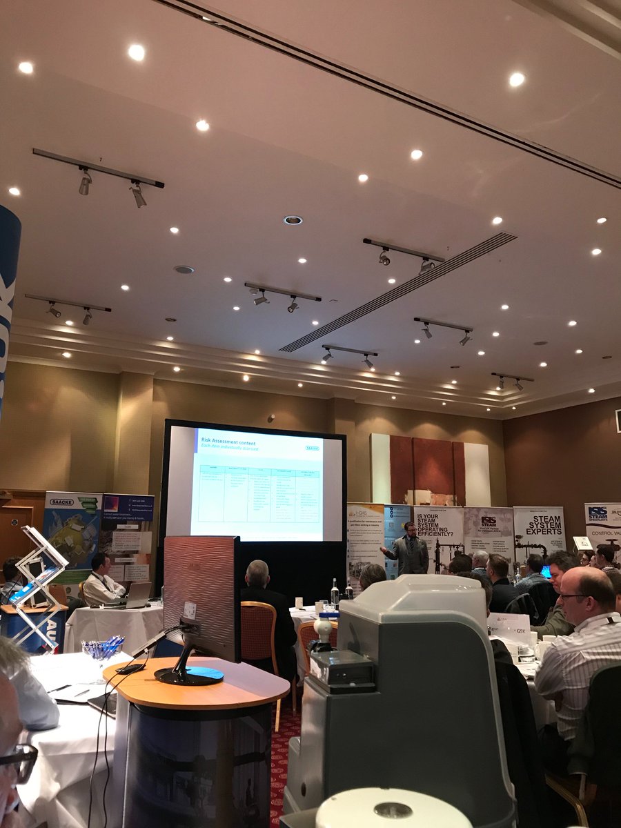 Day 2 of The Technical Boilerhouse Risk Assessment Conference.Deep Water Blue and the CEA.