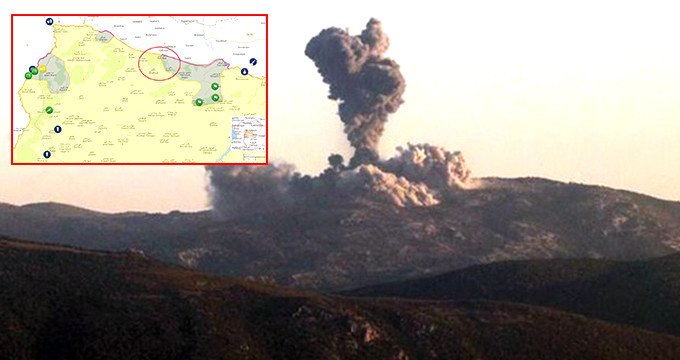 ORMANLUK's tweet photo. #Kilis 'e Roketlerin Atıldığı #Afrin'deki Darmık dağına yoğun Top atışı var var,
Çatışmalar şiddetlendi.. https://t.co/upP7SlShwb
