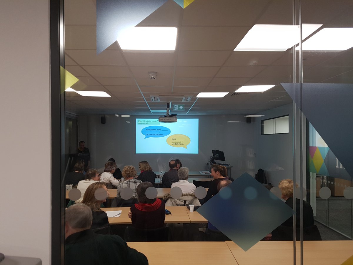 UWiS_wlv's tweet photo. A few photos from our first Italian sessions yesterday evening. Many thanks to @sweet_stafford for their help and generosity. #stafford #languages #UWiS @wlv_uni https://t.co/8kGG2zv21q