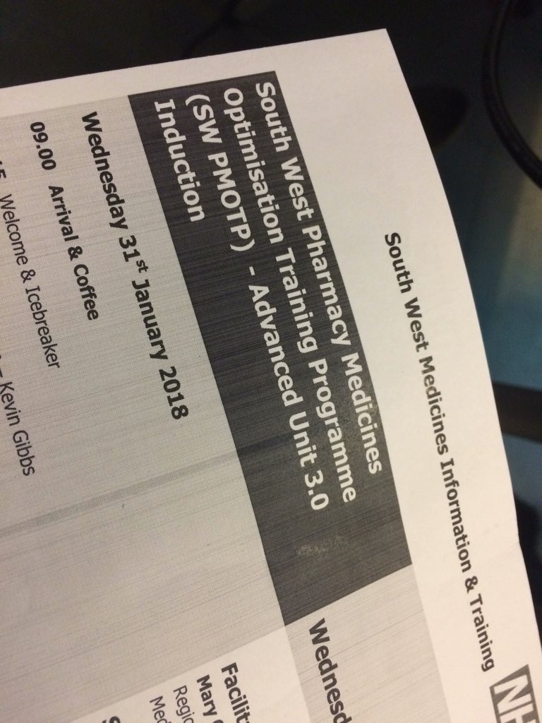 marycarterPT's tweet photo. Induction day for developing clinical prioritisation skills for #pharmtech @GibbsKevinP #SWPMOTP @APTUK1 https://t.co/uIdgtnrMPE