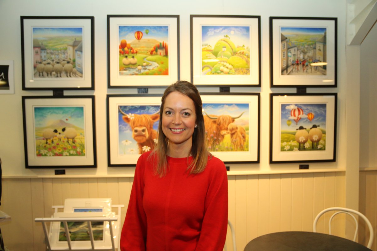 lucypittawayart's tweet photo. We are delighted to announce the new @lucypittawayart exhibition in the @BrymorIceCream Cafe in #Jervaulx #Masham in #Yorkshire Thank you for a lovely opening evening on Monday https://t.co/EXqssKMK5I #lucypittaway #art https://t.co/L6uIs8RkGi