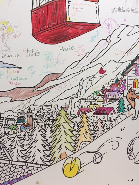 Last weekend we were lucky enough to attend #Paperworld2018 in Frankfurt to see some of the amazing supplier stands and products. 

Our favourite stall? It had to be #CarandAche's gigantic and interactive colouring wall where, of course, we left our mark...