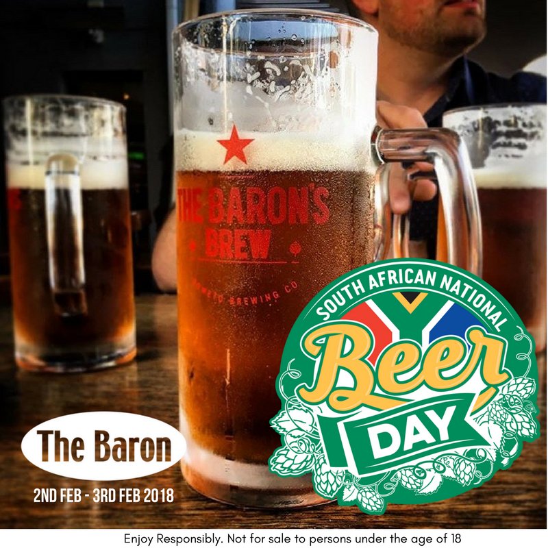 Tweet a Crazy Baron Brew pic <a href="/sowetogold/">Soweto Gold Lager</a> and win  #SANBeerDay #theBaronBrew #Go4Gold