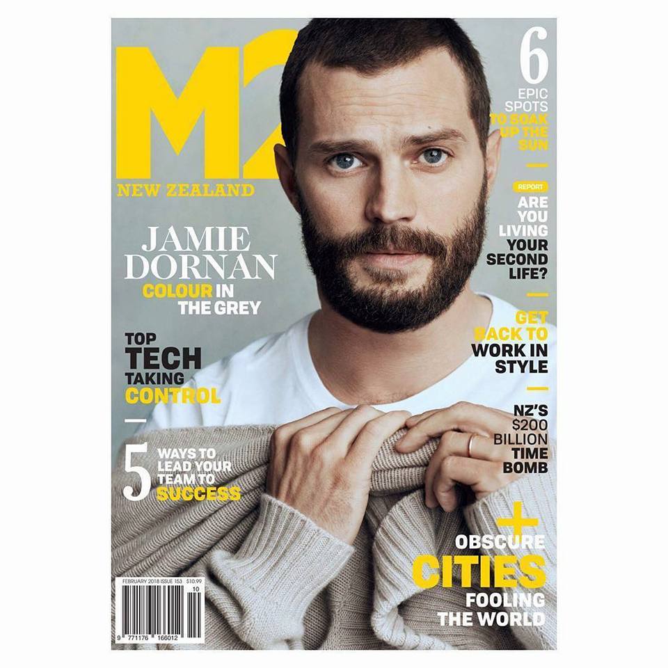 RoratoSilvia's tweet photo. "#JamieDornan new cover wearing @atmcollection t-shirt and @hermes cashmere #turtleneck shot by @ninomunoz grooming by @kimverbeck styled by @jeanneyangstyle"  #ReallyExceptional  #Perfect  #Magnificent Thanks so much @JeanneYangStyle https://t.co/TdOVUqZRSu