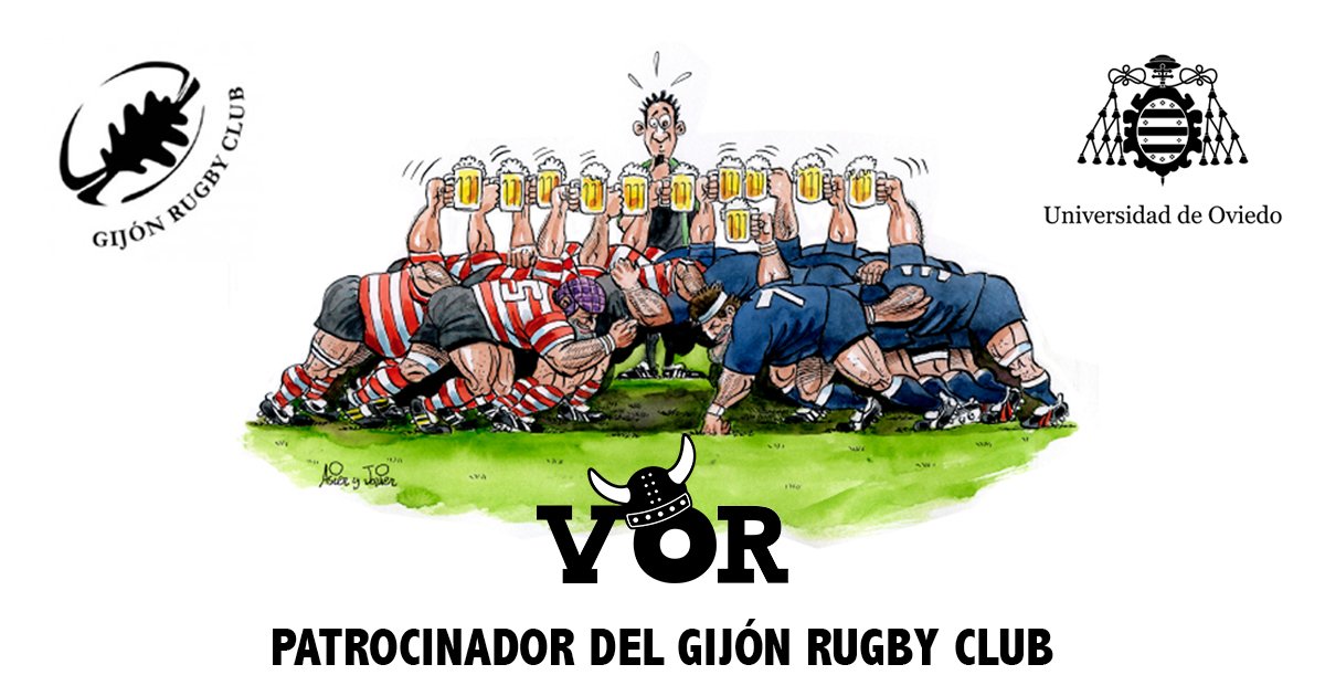 Cerveceriavor's tweet photo. Ya os podemos informar que somos patrocinadores de @Gijonrugbyclub Y esperamos que con nuestro grano de arena el club pueda seguir creciendo, lograr nuevos titulo y transmitir el espíritu de este deporte, que es más una “forma de vida”💪🏻💪🏻🏉🏉🍻🍻 https://t.co/r2zAv16bKN