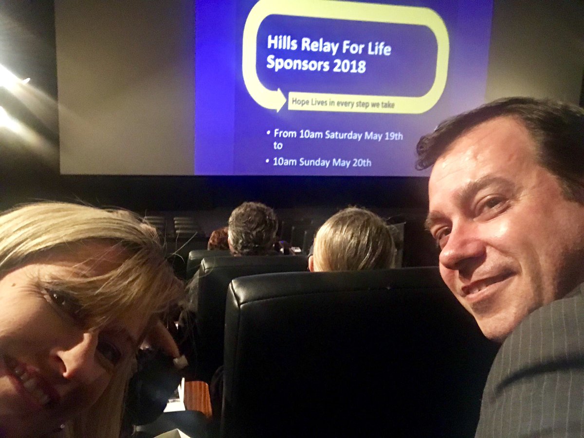 LeeUssher's tweet photo. Feeling the #community spirit of volunteers & sponsors at @eVentcastlehill at @HillsRelay private launch #event tonight & looking forward to the movie! Reserve the date, create a team & #fundraise. #Cancer touches us all.
#HillsRelay @CancerCouncilOz @CCNewSouthWales https://t.co/a8gnCGvHu2