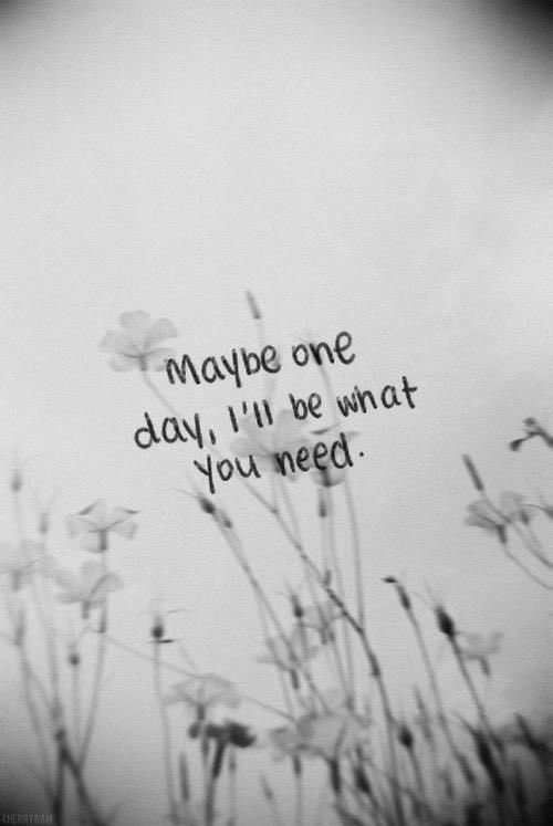 Maybe one day you’ll come back 😞