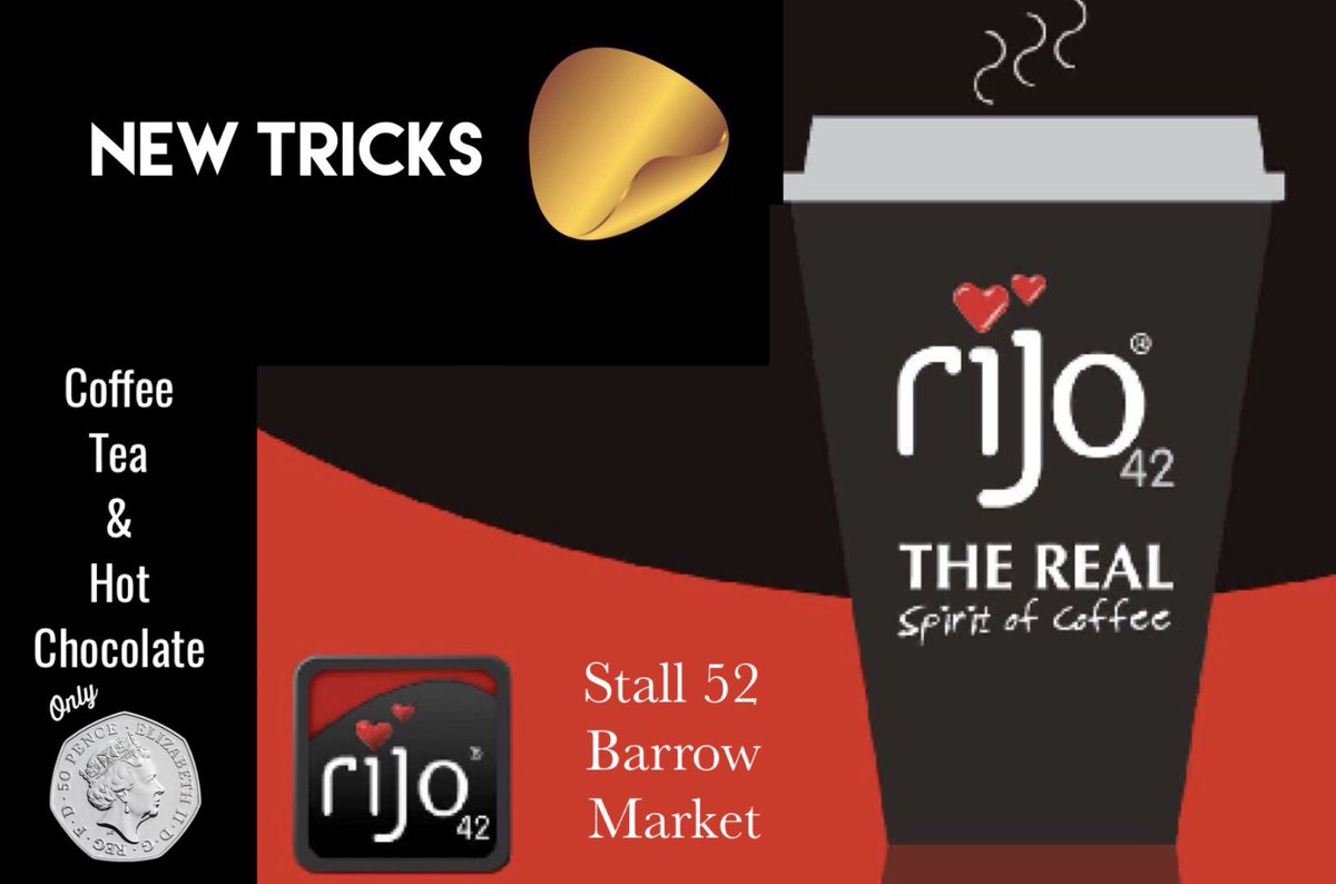 Coffee only 50p a cup in Barrow Market #lovebarrowmarket