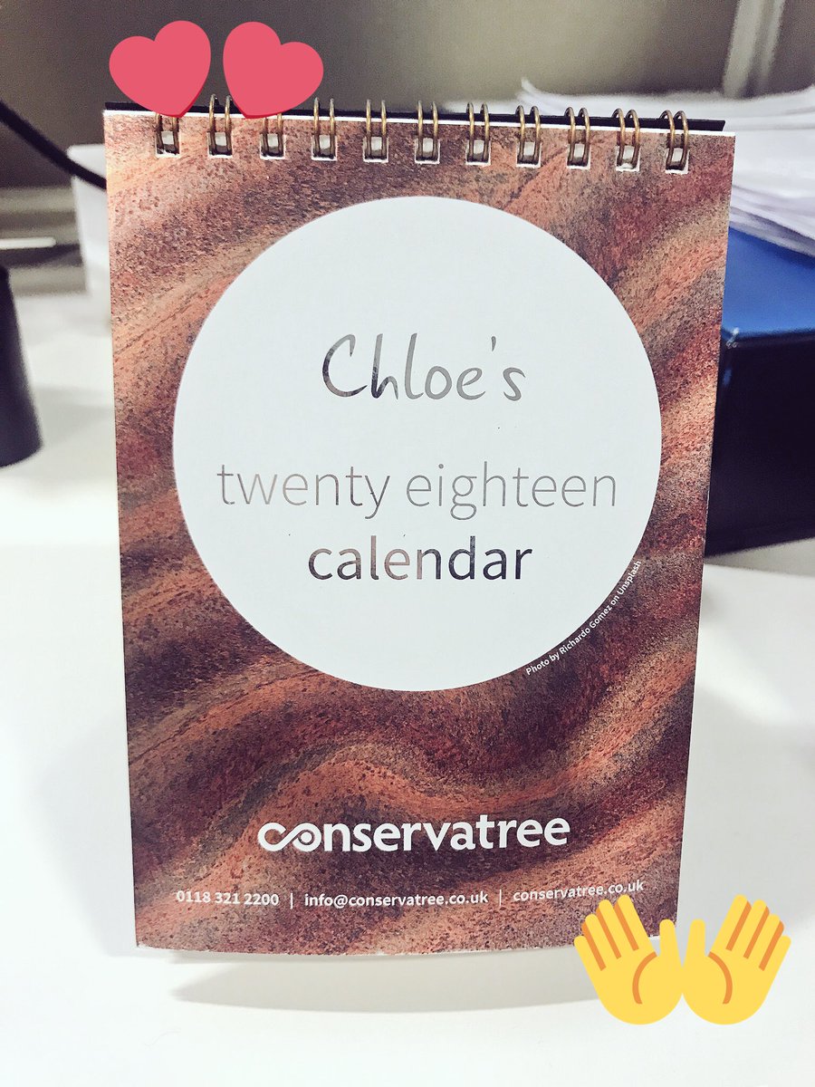 Chloe_Best's tweet photo. Thankyou to @conservatree_pd for my cute calendar! 📆 😊 https://t.co/lYC4CtzPOd