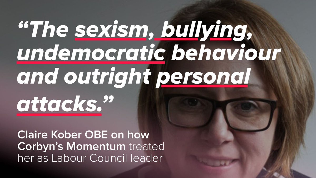 LdnConservative's tweet image. The Labour leader of @haringeycouncil stood down today.  Why? In her words, this is how Jeremy Corbyn's Momentum group treated her: