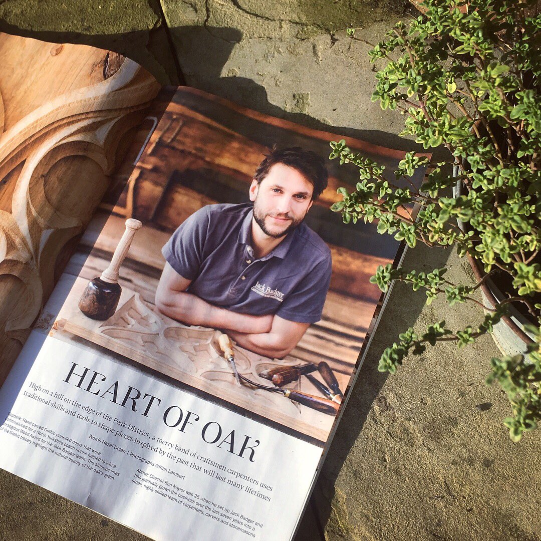 NaylorFay's tweet photo. A lovely little book of talented craftsmen and women with @period_living March issue. Great to see a familiar face in there too with our sister company @jackbadgerltd #periodliving #handmade #inspiration https://t.co/dxG14GZMLC