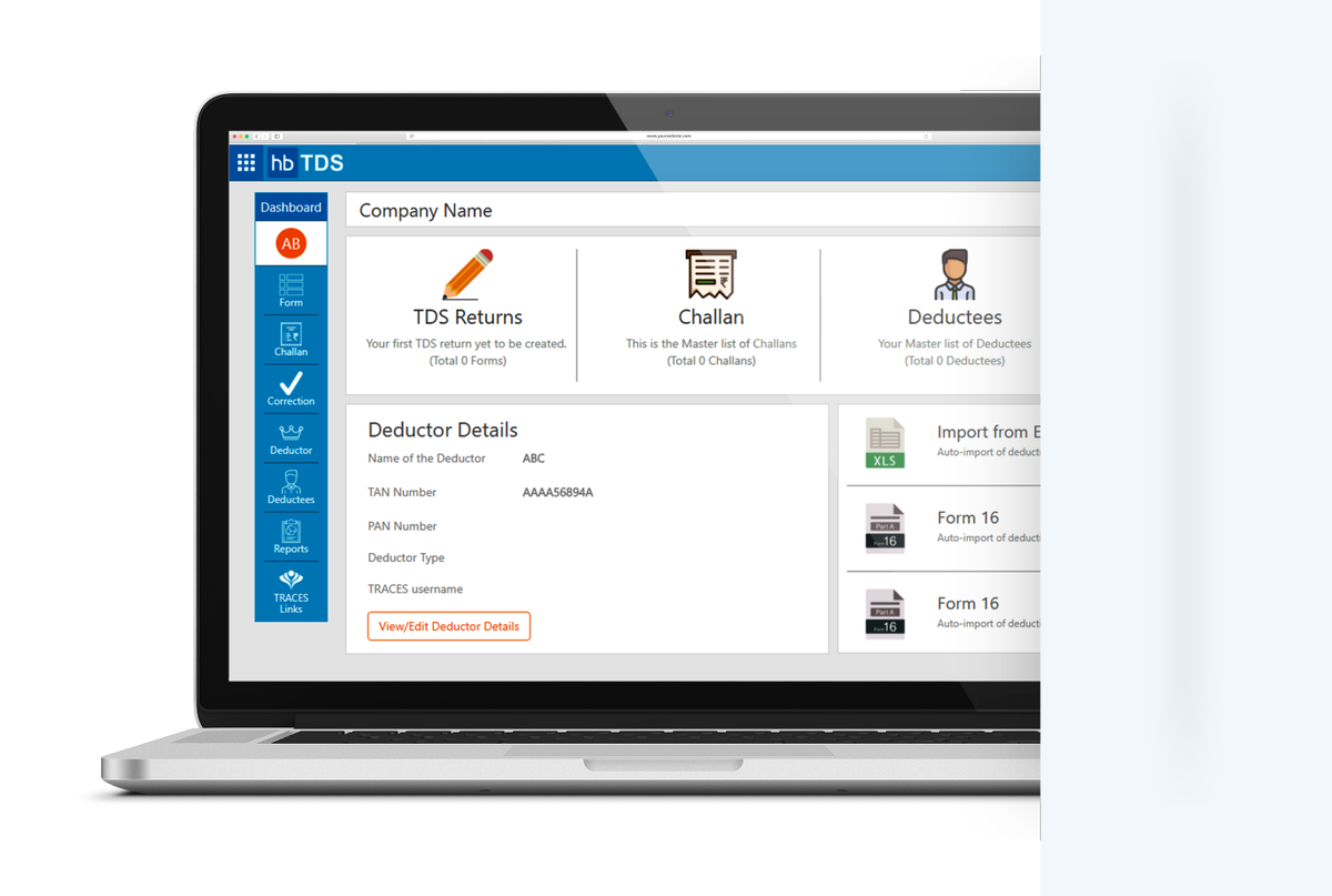 HostBooksIndia's tweet photo. File TDS returns accurately & effectively and generation of Form-16s just got simpler with #HostBooks TDS filing software. For get free trail visit: https://t.co/2w0V0cdOaq #TDSFiling #TDSSoftware #tdsfilingsoftware #TDS https://t.co/AGhMmjsWdO