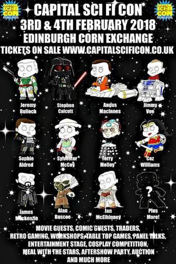 #Edinburgh peeps! The fine @Capitalscificon is nearly here! 3rd & 4th Feb at the Corn Exchange! Top SF & comics fun plus help raise money for charity! capitalscificon.co.uk #sciencefiction #comics