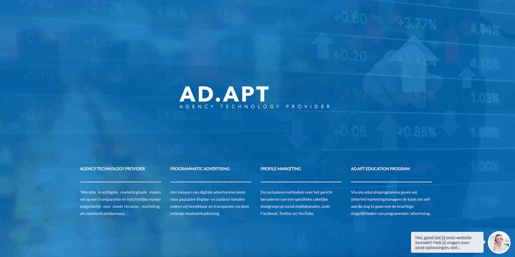 getadapt's tweet image. Een nieuwe website met meer services en oplossingen om adaptief te kunnen adverteren #programmaticadvertising #profilemarketing #chatsolutions

getadapt.com/?utm_source=Tw…