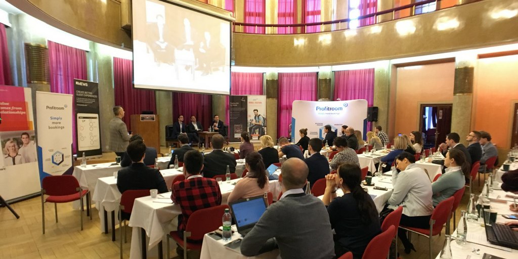 ProfitroomINT's tweet photo. Profitroom at @dotcomhotel - @WAntonowicz joined GDPR panel with Jan Baca (@PwC) Otakar John (@kkhotels_europe Prague) and Tomasz Janczak (Chinese Outbound Travel) #dotcomhotel #profitroom #gdpr #hoteltech https://t.co/rVpREiorKt