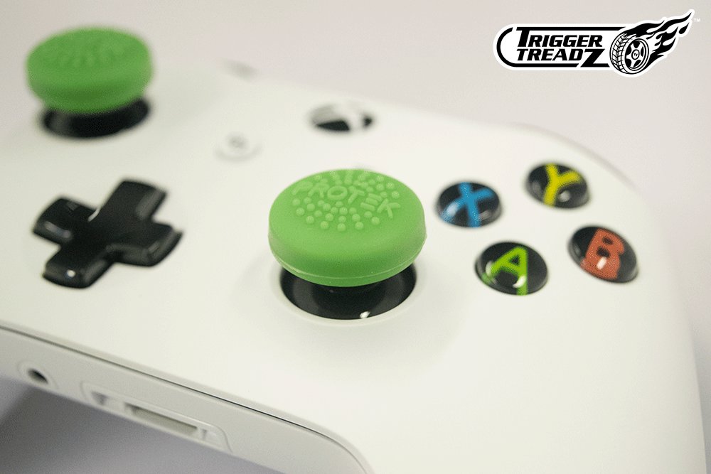TriggerTreadz's tweet image. Style up your gaming AND get the advantage with Trigger Treadz. Fly your colours with no slip and loads of grip #PS4 #XboxOne #Switch ow.ly/bVnP30i2hZ6