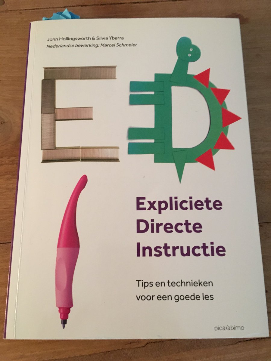 Dinsdag a.s. verzorgt <a href="/Onderwijsgek/">Marcel Schmeier</a> weer een studiedag op onze school. Deze keer over rekenonderwijs. Ter voorbereiding ben ik 3 hoofdstukken van dit goede boek aan het herlezen.