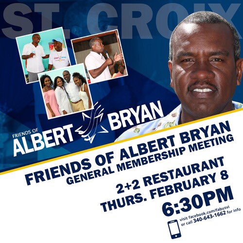 Are you interested in being part of the FAB team? Join us on Thursday, Feb 8th at 2+2 Restaurant at 6:30 pm on St. Croix.  We would love to meet you‼️