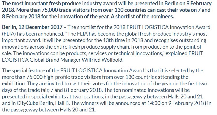 FRUIT LOGISTICS tweet media