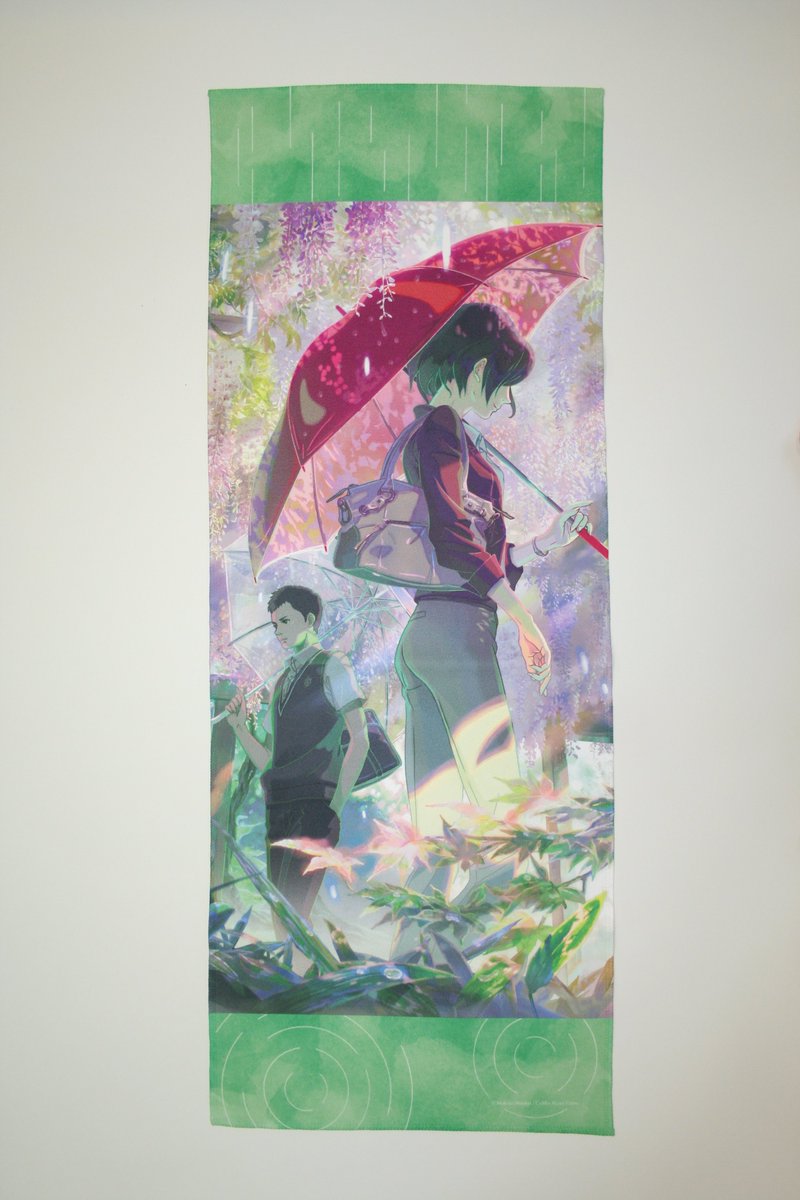 Clubt 公式 A Twitter 新海誠さんの 言の葉の庭 のグッズが登場 新海誠展 でも大変ご好評を博した 東屋 藤棚のワンシーンが鮮明にプリントされたマイクロファイバータオルです 吸水性が高く色落ちしづらいため 実用性にも優れた商品です 新海誠 言の葉