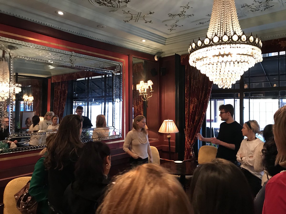 theeventacad's tweet photo. Our students are loving it here at @LEscargotSoho! https://t.co/IDJCVWjB5N