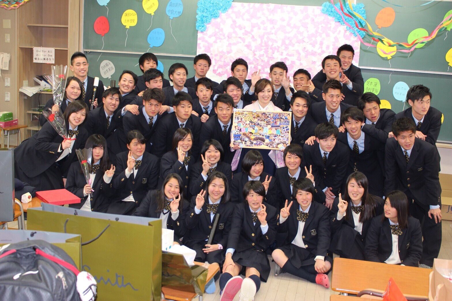 臼井 貫太 Su Twitter 追手門学院高校を卒業しました 最高の三年間でした みんなありがとう