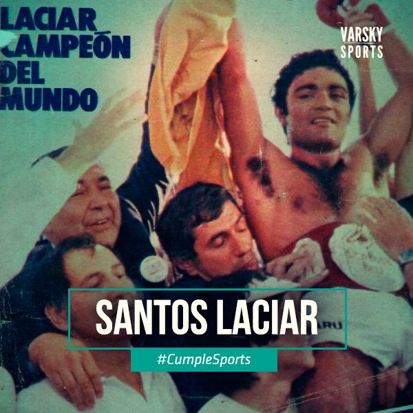 3 veces campeón del mundo, 3 veces Olimpia de Oro. Chiquito Gigante. #CumpleSports el gran Falucho: Santos Laciar.