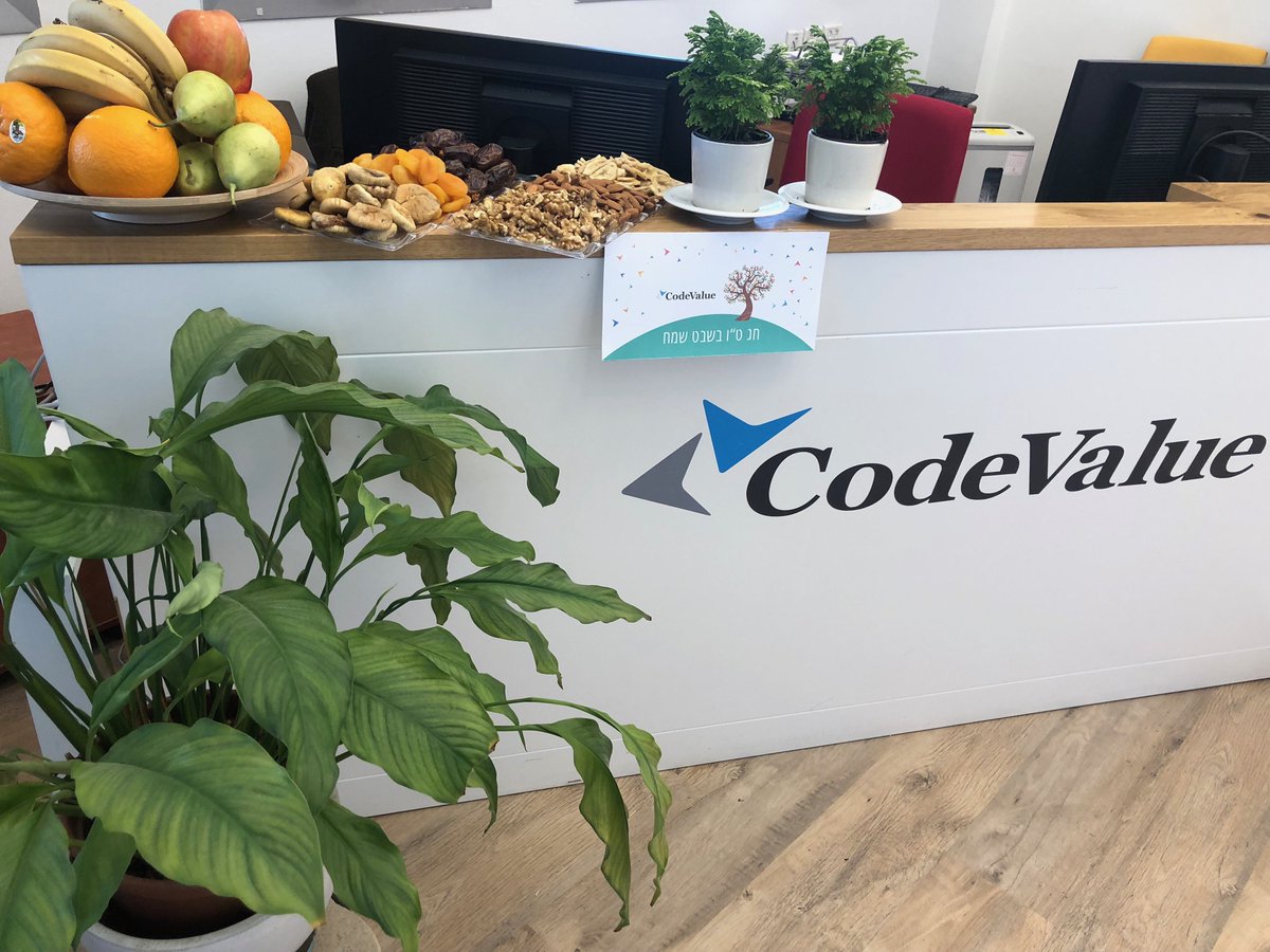 CodeValue's tweet image. Wishing you a happy and sweet Tu B'shvat! New Years of Trees at #CodeValue