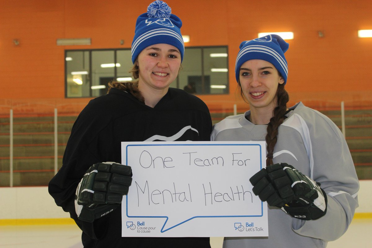 UPEIPanthers's tweet photo. Thanks for the support, @UPEIWHockey!

#BellLetsTalk 
#OneTeamForMentalHealth https://t.co/I4cqLexKks