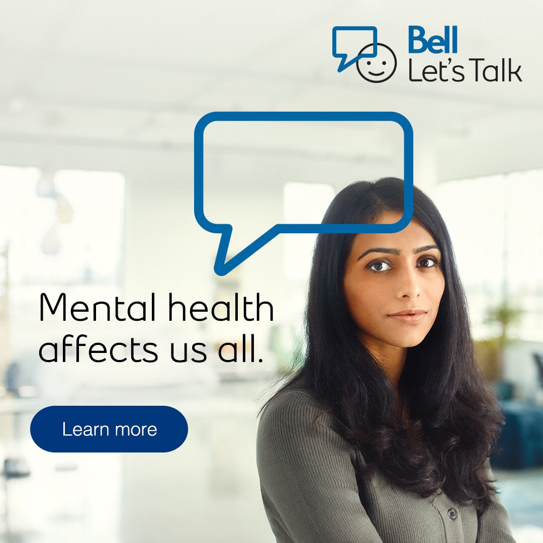 MarilynDenisCTV's tweet image. Talk, text and tweet about mental health to help end the stigma around mental illness #BellLetsTalk letstalk.bell.ca