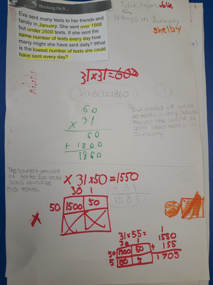 KaitlynSuda's tweet photo. Yesterdays math problem with open numbers #royalroads #tvdsbmath https://t.co/9YuqeZShXt