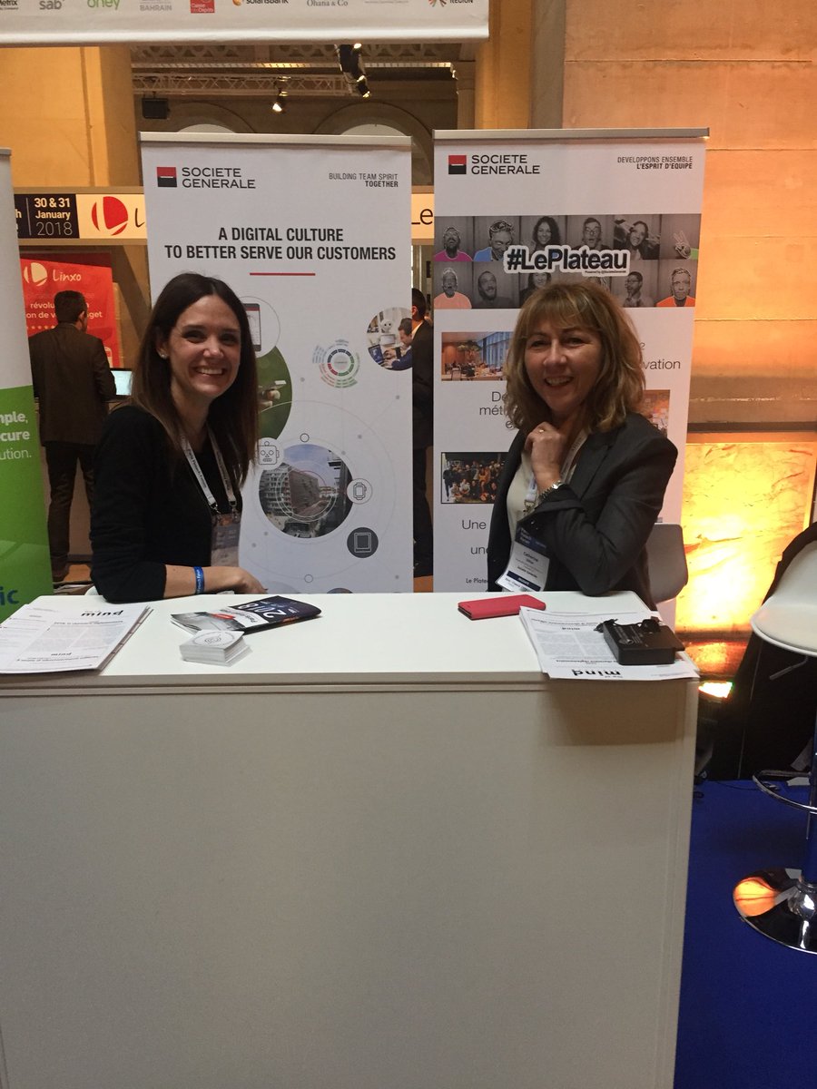 FiionaDN's tweet photo. @ParisFinForum l’équipe Innovation de la @SocieteGenerale au plus proche de son #écosystème @LePlateauSG @CHatsch #PFF2018 https://t.co/0uwLVUzTDZ
