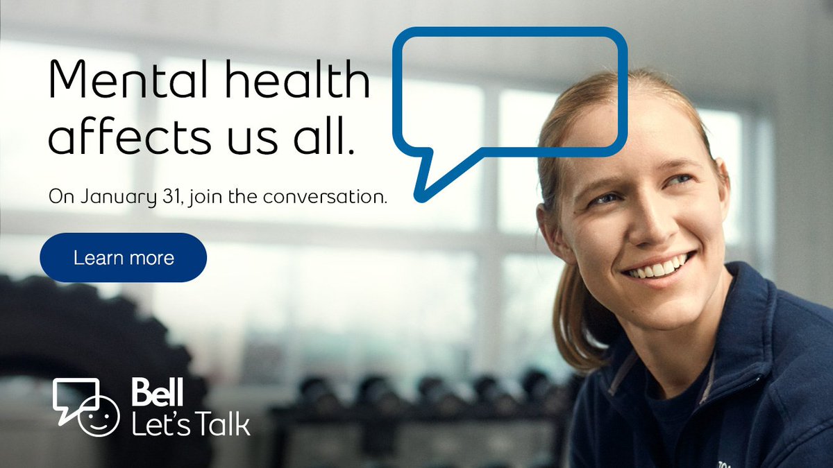 It's #BellLetsTalk day and time to end the stigma around mental illness 💙 There are many ways to get involved, so help us make a difference today: bit.ly/2E2UOHy