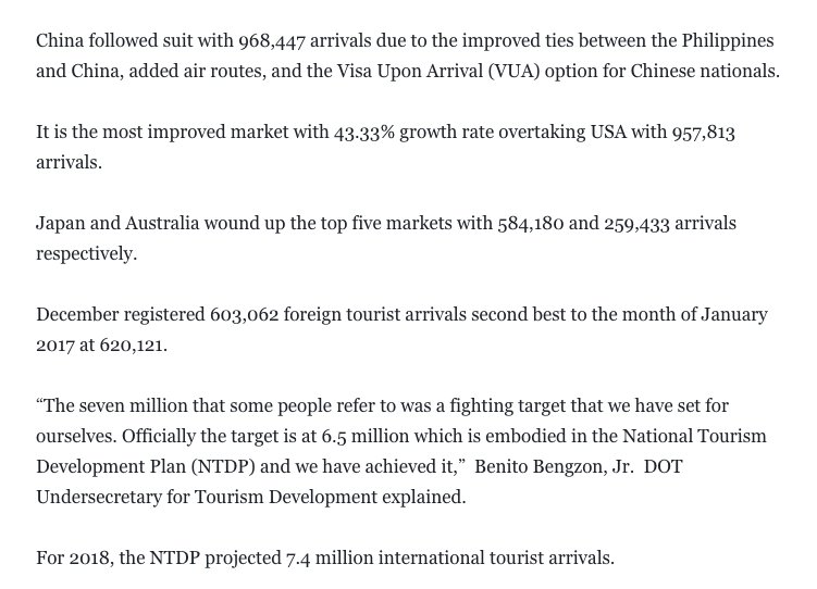 TourismPHL's tweet photo. MEDIA RELEASE: Tourism arrivals reach all-time high at 6.6M https://t.co/dYhkFFObZZ