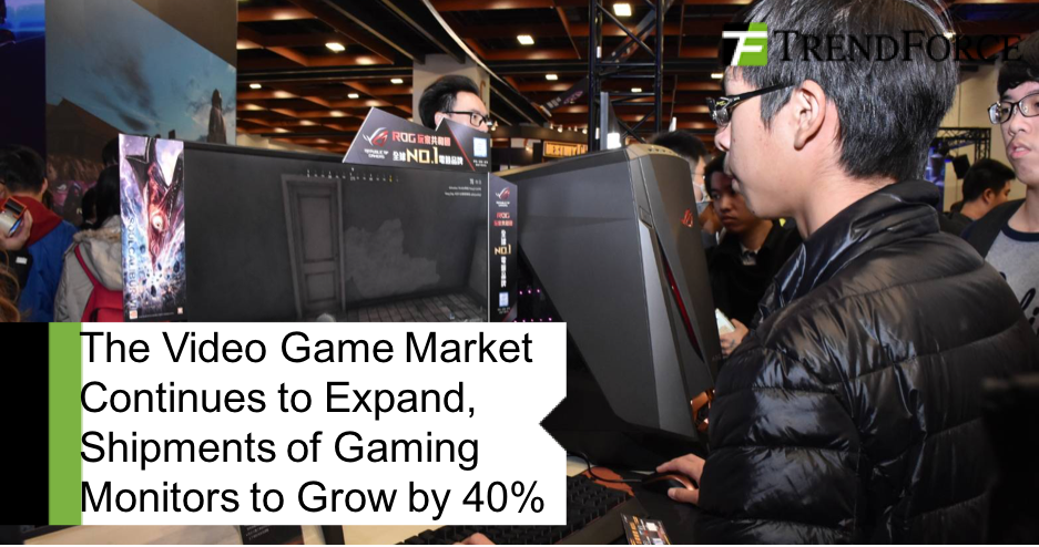 trendforce's tweet photo. With continuing expansion of video game market, the niche gaming monitors with high gross margin show promising business opportunities. Who are the current players in the gaming monitor market? #WitsView of @trendforce says… https://t.co/U94hoUfWYj https://t.co/zA8ncR46j2