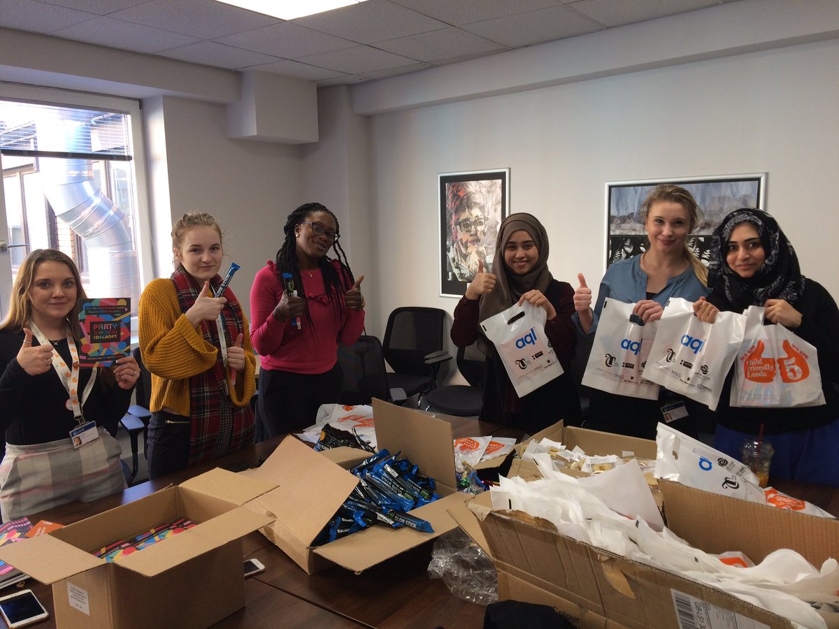 We're busy getting ready for #ChildFriendlyLeedsAwards - goody bags, programmes &amp; biscuits have all arrived!