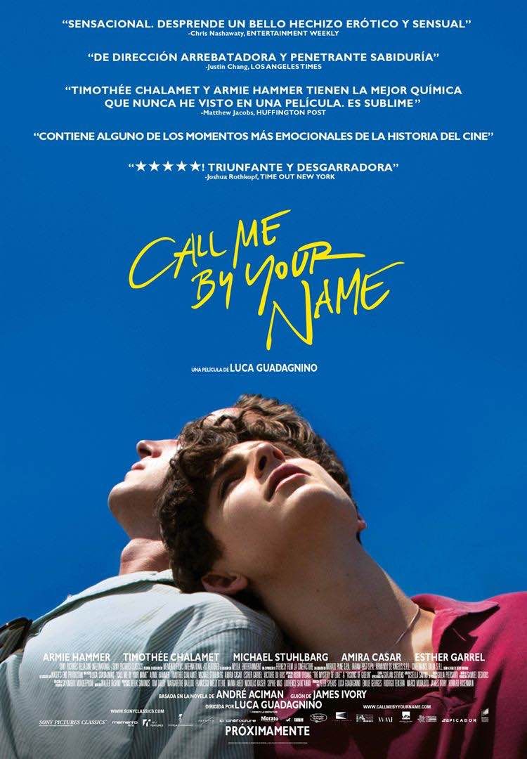 #Crítica #CallMeByYourName <a href="/DiegoS_lgado/">Diego Salgado</a>. Aparte de la meditación conmovedora que alberga sobre el curso del tiempo y sus implicaciones, esta película es muchas otras cosas, materializadas en su mayor parte con acierto gracias a la puesta en escena: buff.ly/2nlKeRG