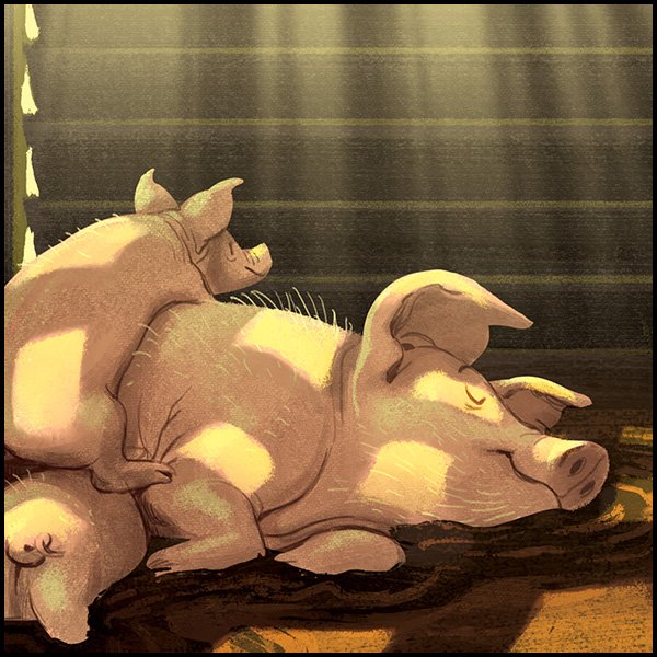 MagneticPress's tweet photo. #TheDailyPanel - "Mud snooze" from #LITTLETAILS ON THE FARM by @Akaydo &amp; Brrémaud https://t.co/63BdrGlDEn https://t.co/FDjWEAARxb