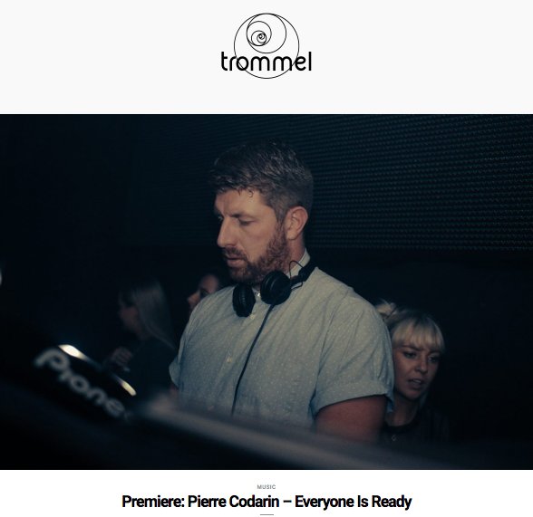 DispersionPR's tweet image. Trommel Music premiere @PierreCodarin 'Everyone Is Ready' from PC005 bit.ly/2Fxr17e