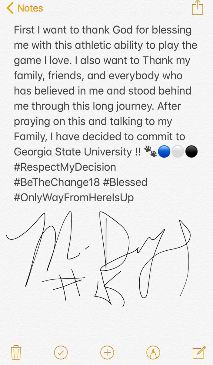 Terrance Goodwin On Twitter I Just Told Collins Woods And Aj Wright This Morning Georgia State Was Gonna Get You