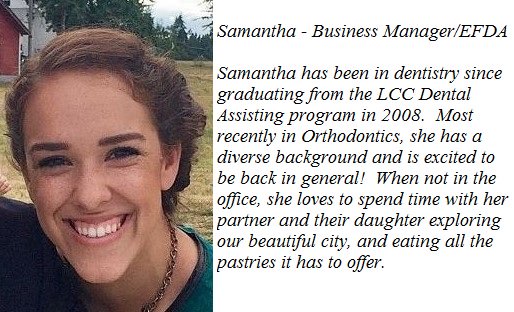 Please help us welcome Samantha to our team! #WeMakeEugeneSmile