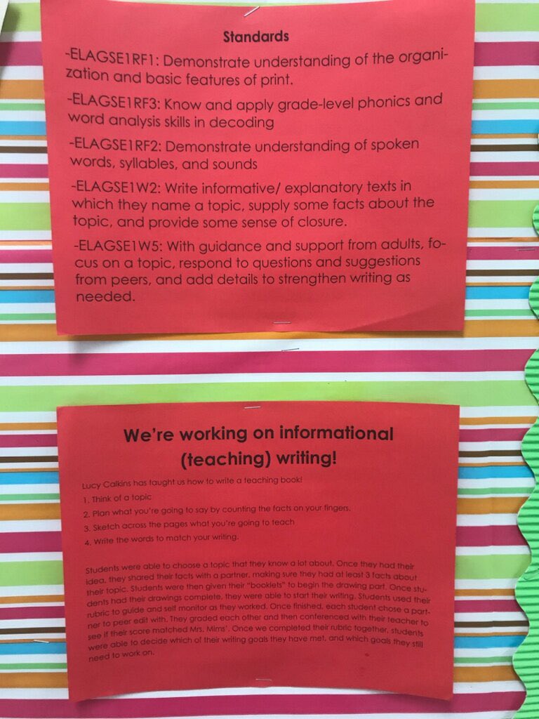 ghardenbrooks's tweet photo. Traveled to Hampton Elementary School yesterday to support and visit @LisaAnglea!  The Lucy Calkins Writing units have taken off in Mrs. Mims’ class! Kuddos to HES!  Keep the momentum going!  @robininhampton #ensuringsuccess #Title l_hcs #hcs_ela https://t.co/hIOOJXwuW7