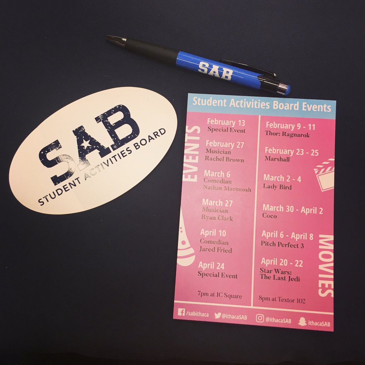 We’re here at the Org Fair to talk about our events for the semester!
Also, sign up for our email list because we have positions opening up and we want YOU to fill them! Join us for some fun events and make this an awesome semester 💣