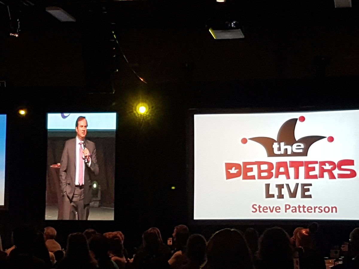 coopsdana's tweet photo. Love laughing and therefore...love Steve Patterson and The Debaters.  #teteatete @ogcsae https://t.co/6kXb7VSPkB
