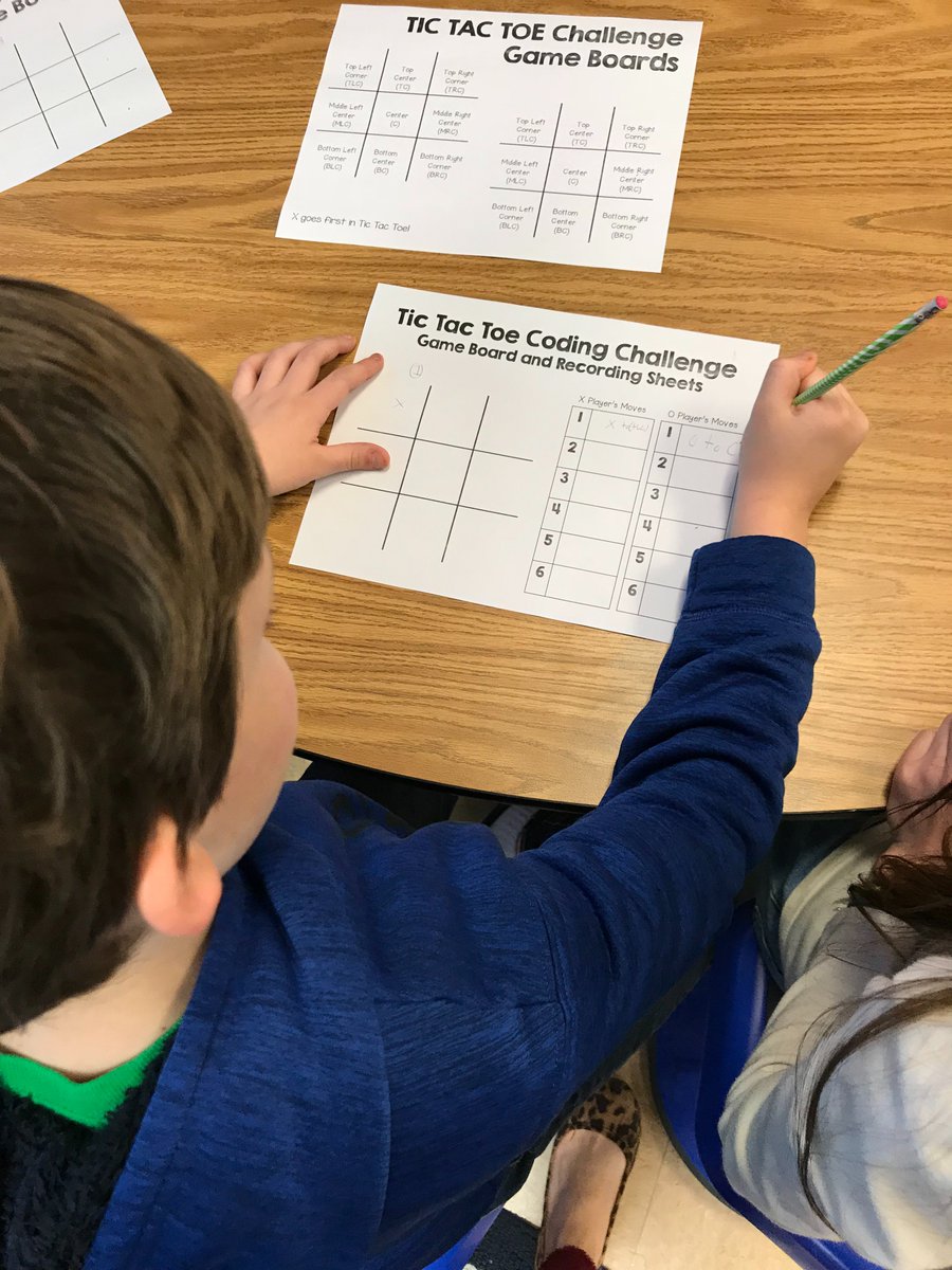 acox3rd's tweet image. Students enjoyed coding their own sequence to try and win a game of tic-tac-toe today during enrichment. They found out that it required more critical thinking than they thought. #teamHCPS #codingrocks