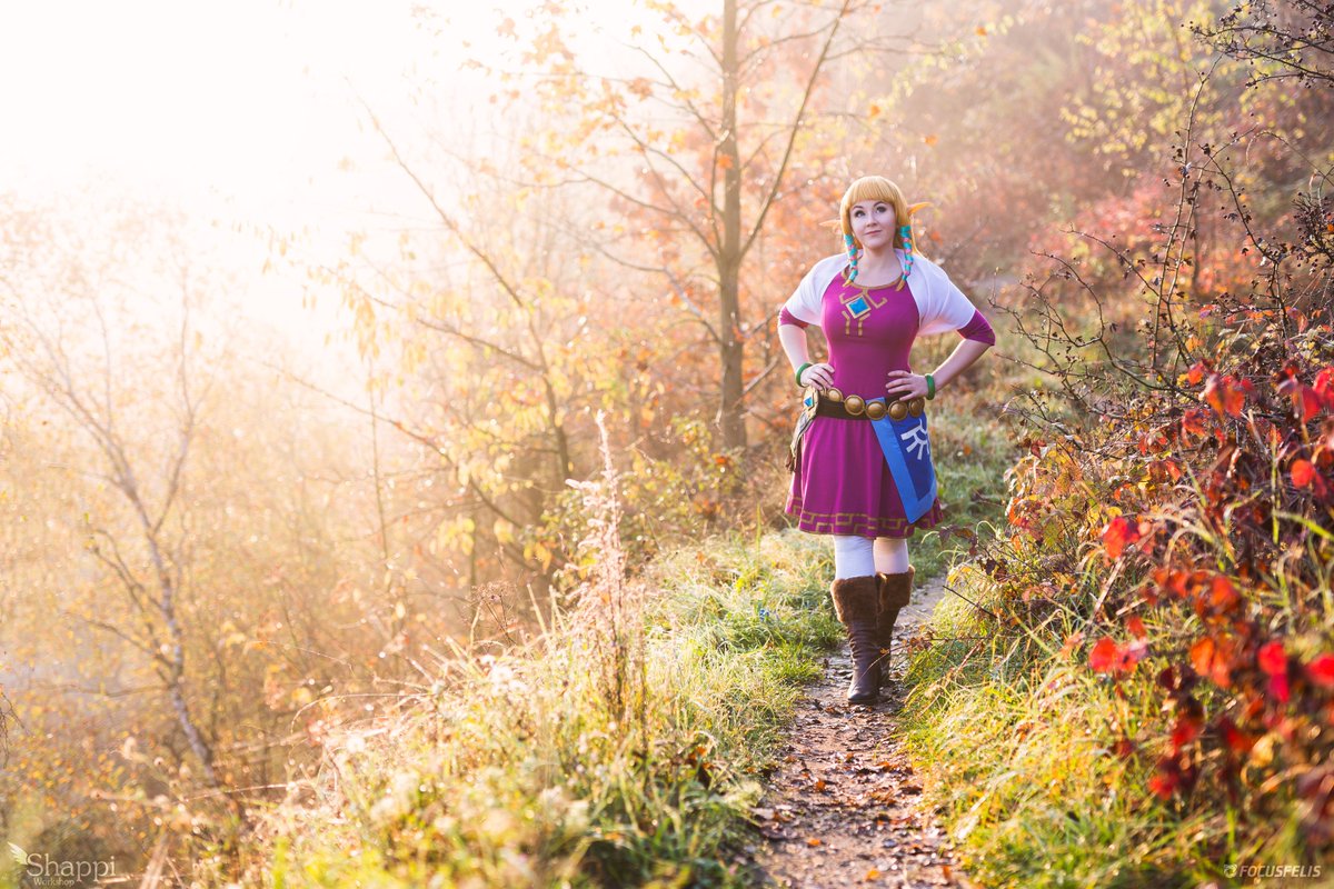 ShappiWorkshop's tweet photo. My old Zelda from Skyward Sword @NintendoEurope @Nintendo cosplay got new photos thanks to @focusfelis <3 We got up at 6 am to get this pretty light! https://t.co/iSaQDuebJr