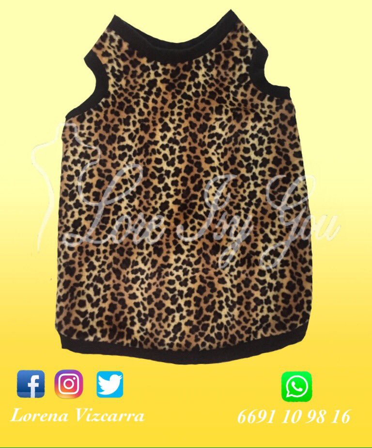 LovzDesign's tweet photo. #LoreIsyGou#LorenaVizcarra #PetLovers #SweatersparaMascotas #AnimalPrint https://t.co/8A4RcS0WPn