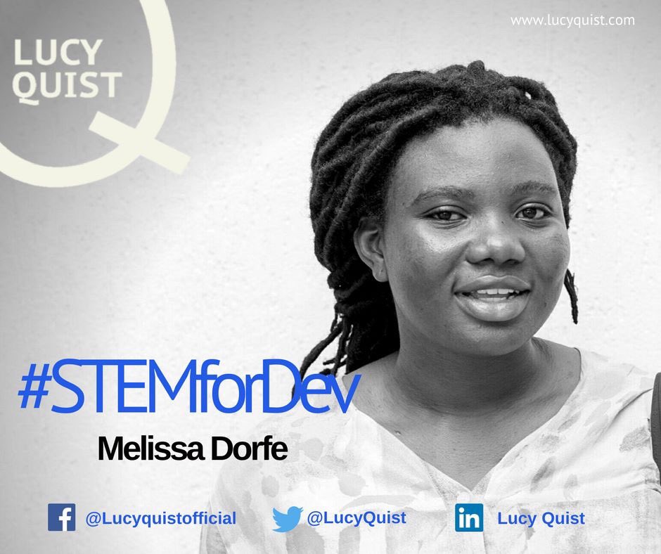 LucyQuist's tweet image. #STEMforDev...plastic berries!
Melissa Dorfe is the founder of  Blueberry Boards Ghana, a pilot project that fabricates plastic boards out of rubber to reduce the amount of plastic waste.
She is a student of Uni of Gh, reading Materials Science and Engineering!
Bravo!