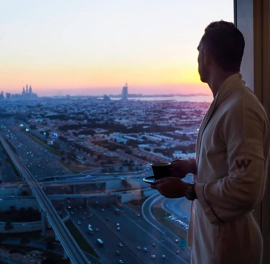 That view on the sunset😍

📸 by @raaztastik

#WDubai #WHotel